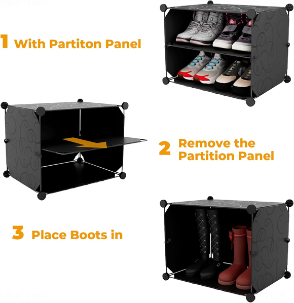 Shoe rack with cover